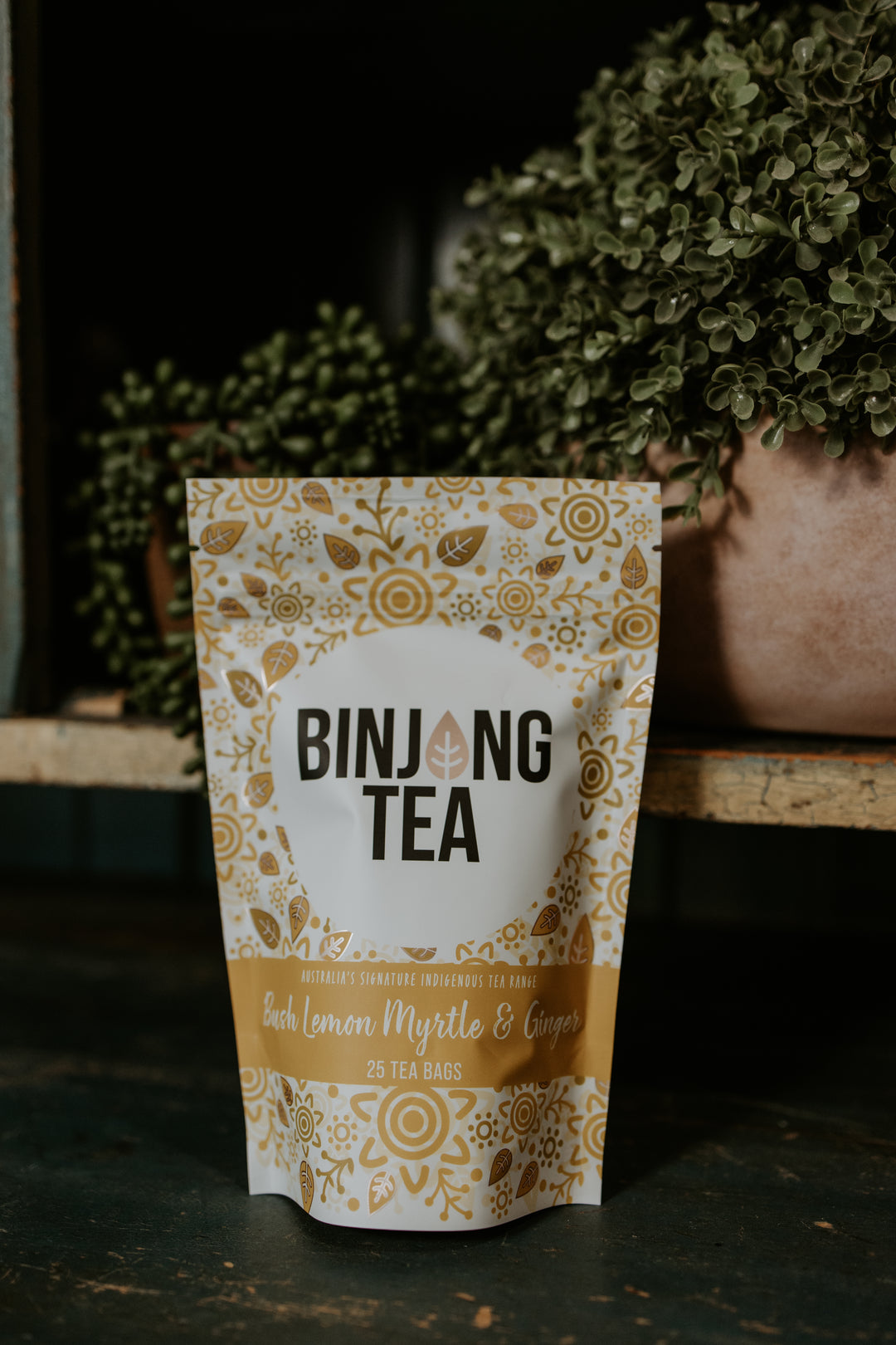 Bush Lemon Myrtle & Ginger: 25 teabags OUT OF STOCK