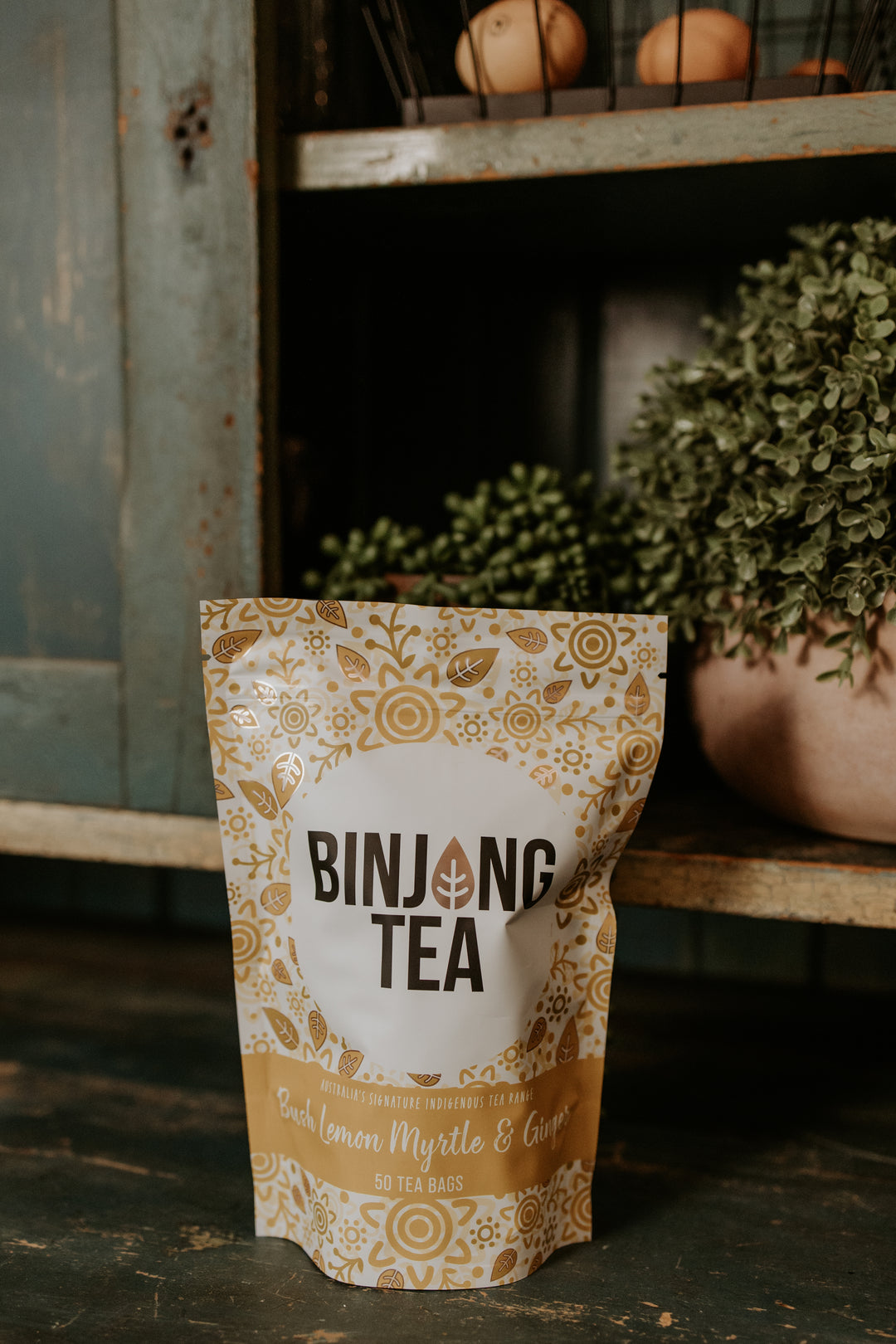 Bush Lemon Myrtle & Ginger: 50 teabags